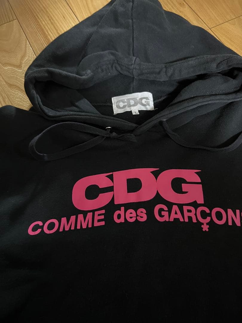 COMME des GARÇONS ブラック パーカー CDG
