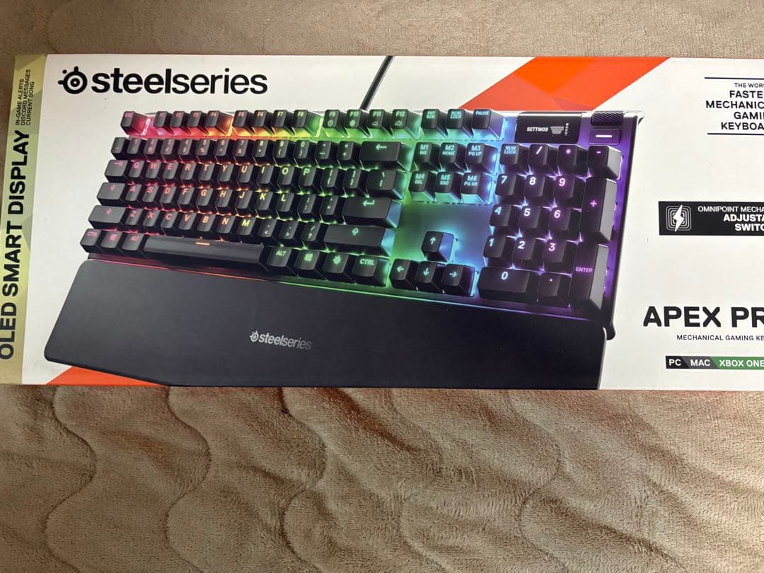 SteelSeries Apex Pro RGBキーボード　フルサイズ