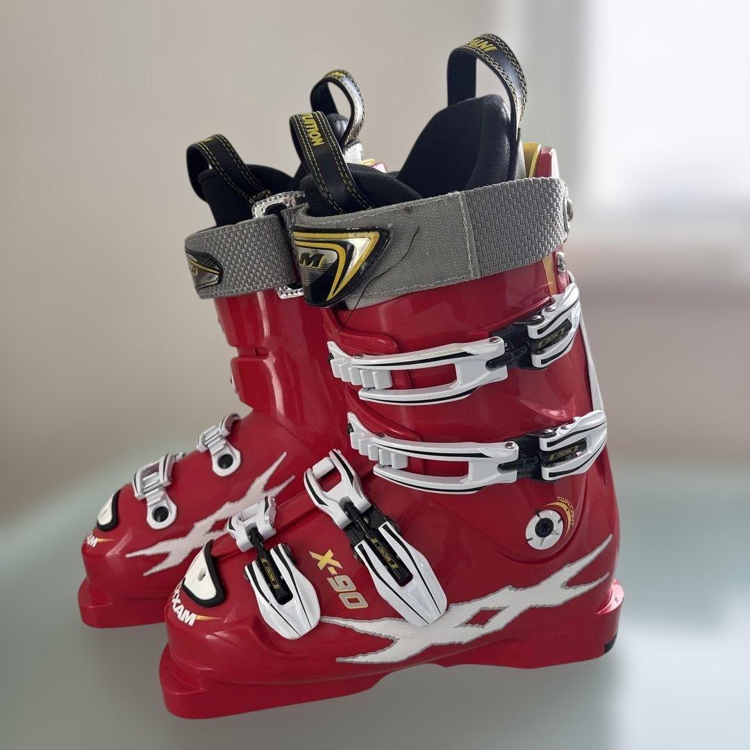 レグザム XXAM X-90 24.0-24.5cm レッド スキー ブーツ
