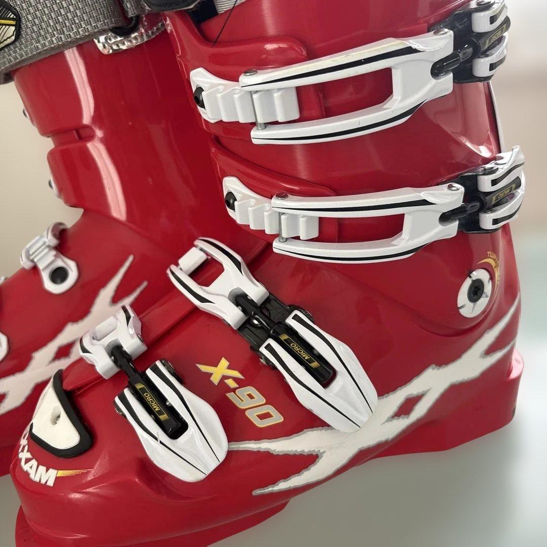 レグザム XXAM X-90 24.0-24.5cm レッド スキー ブーツ