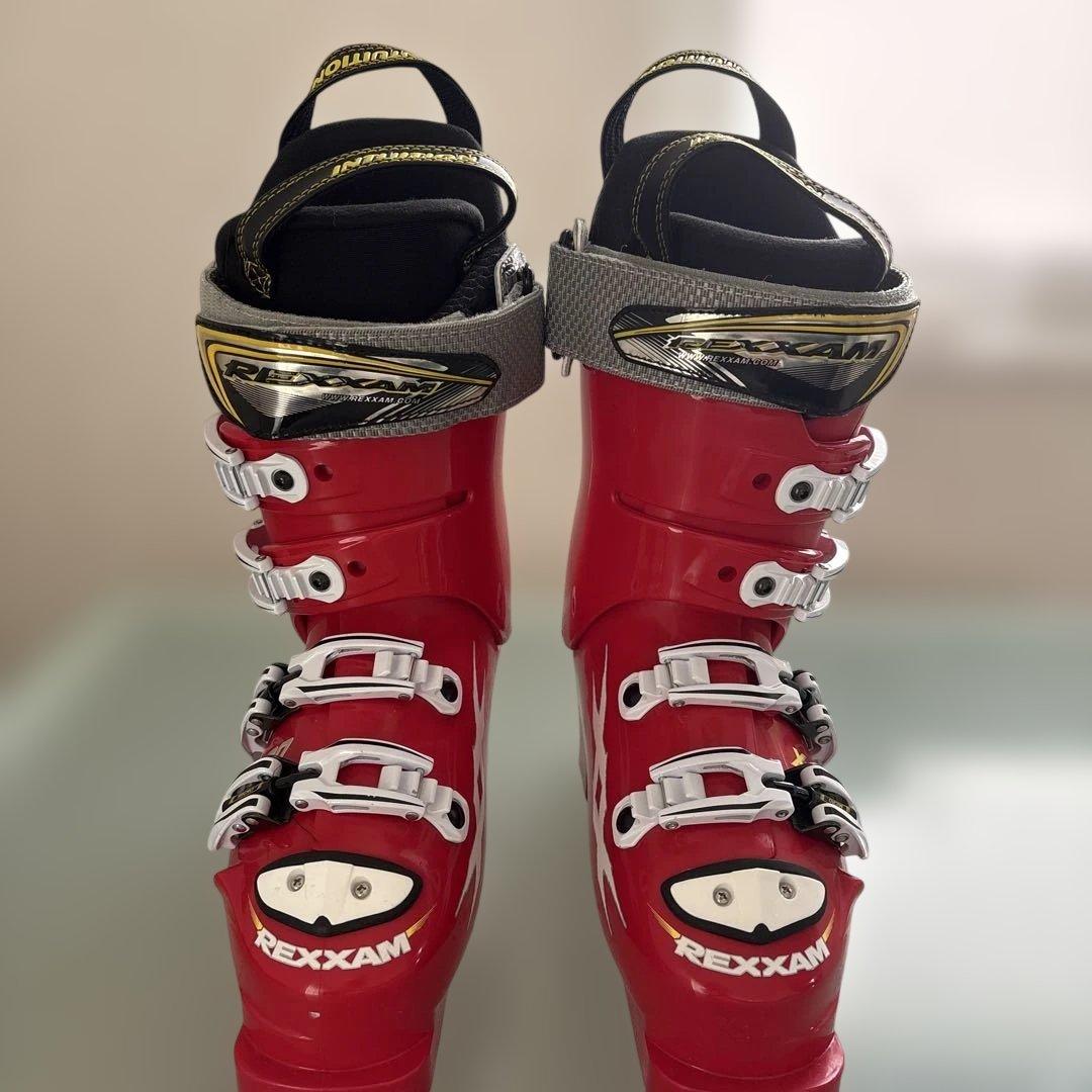 レグザム XXAM X-90 24.0-24.5cm レッド スキー ブーツ