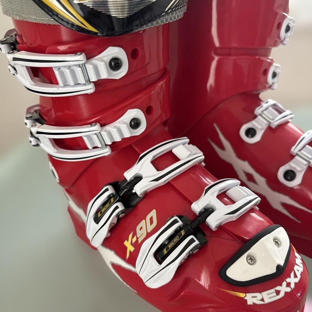 レグザム XXAM X-90 24.0-24.5cm レッド スキー ブーツ