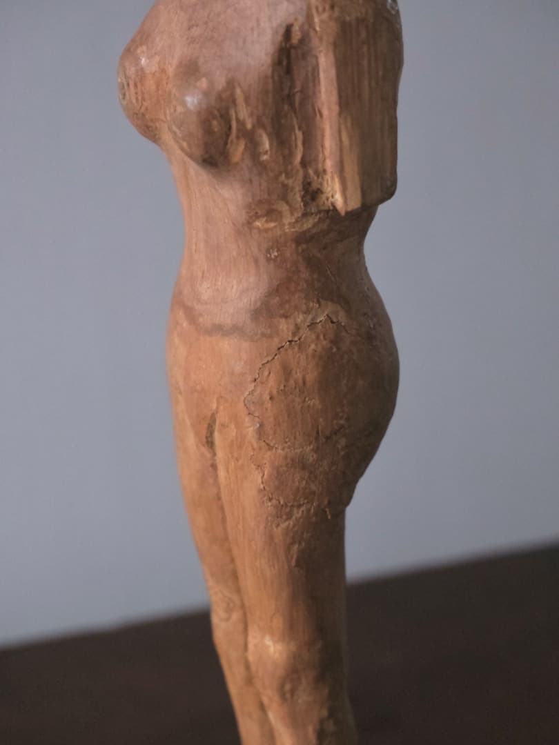 立位の裸婦　木彫　古物　人形　置物　民藝　オブジェ　古道具　13