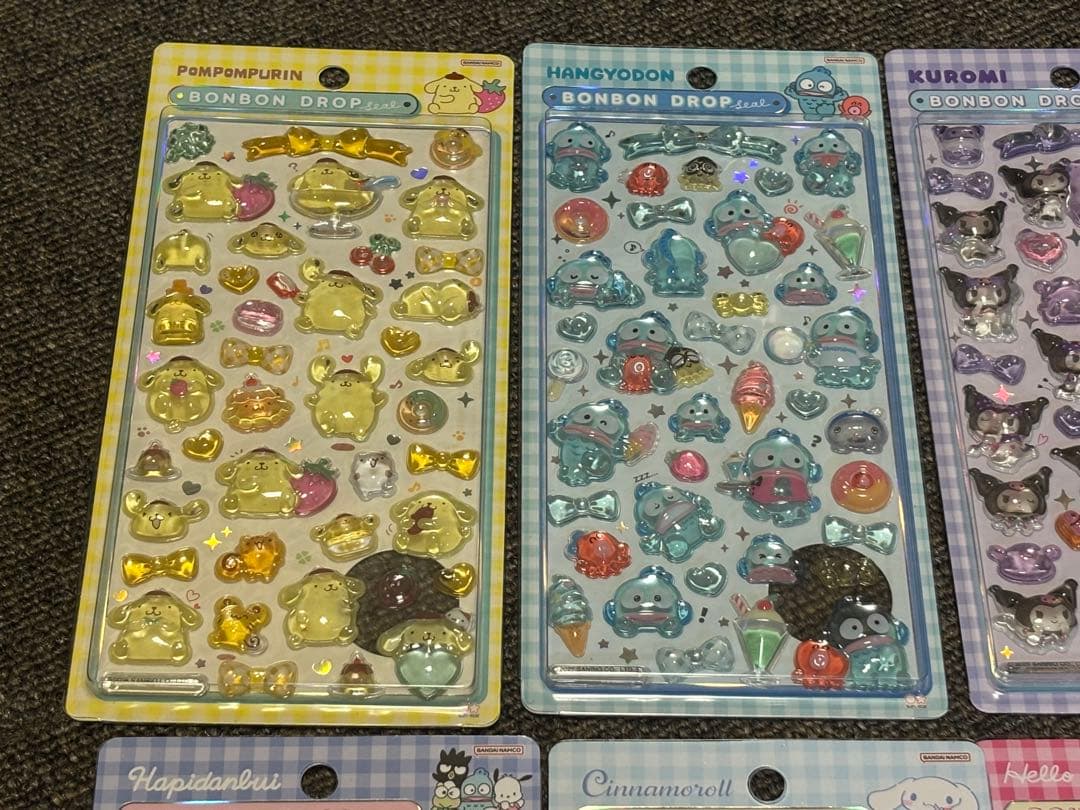 【国内正規品コンプセット】ボンボンドロップシール　サンリオ第二弾