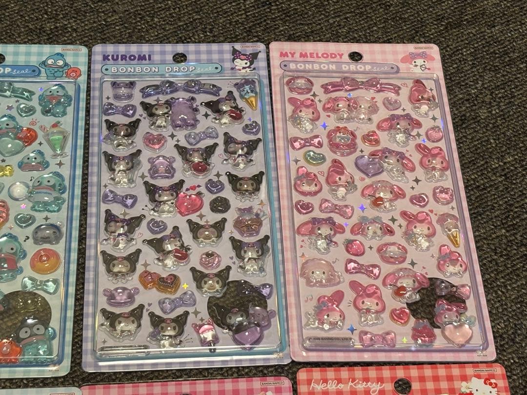 【国内正規品コンプセット】ボンボンドロップシール　サンリオ第二弾
