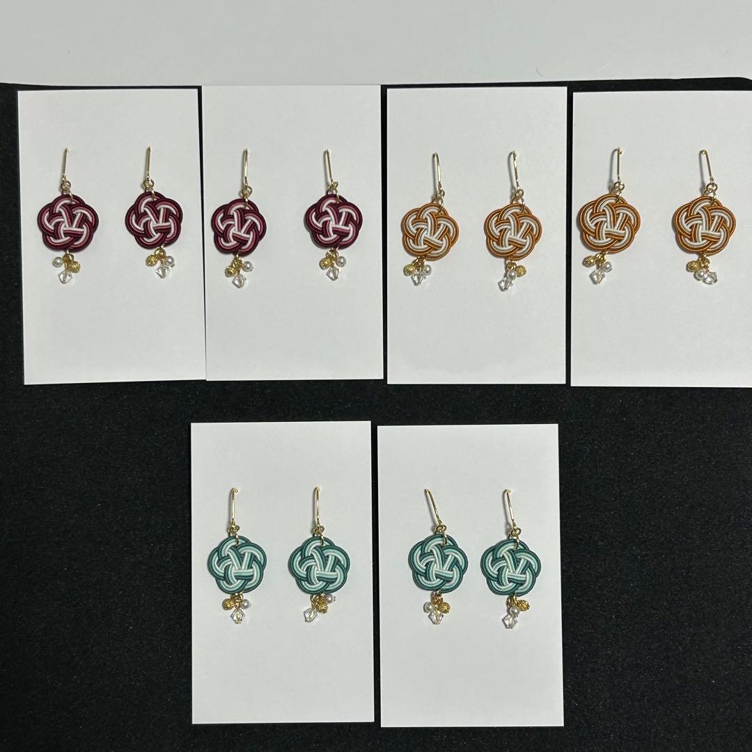 ゆあ★水引ピアス＆イヤリング45点