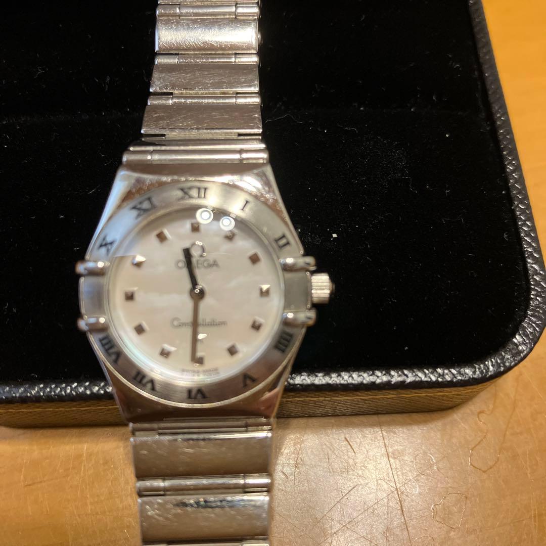 オメガ シルバー 時計　ジャンク品