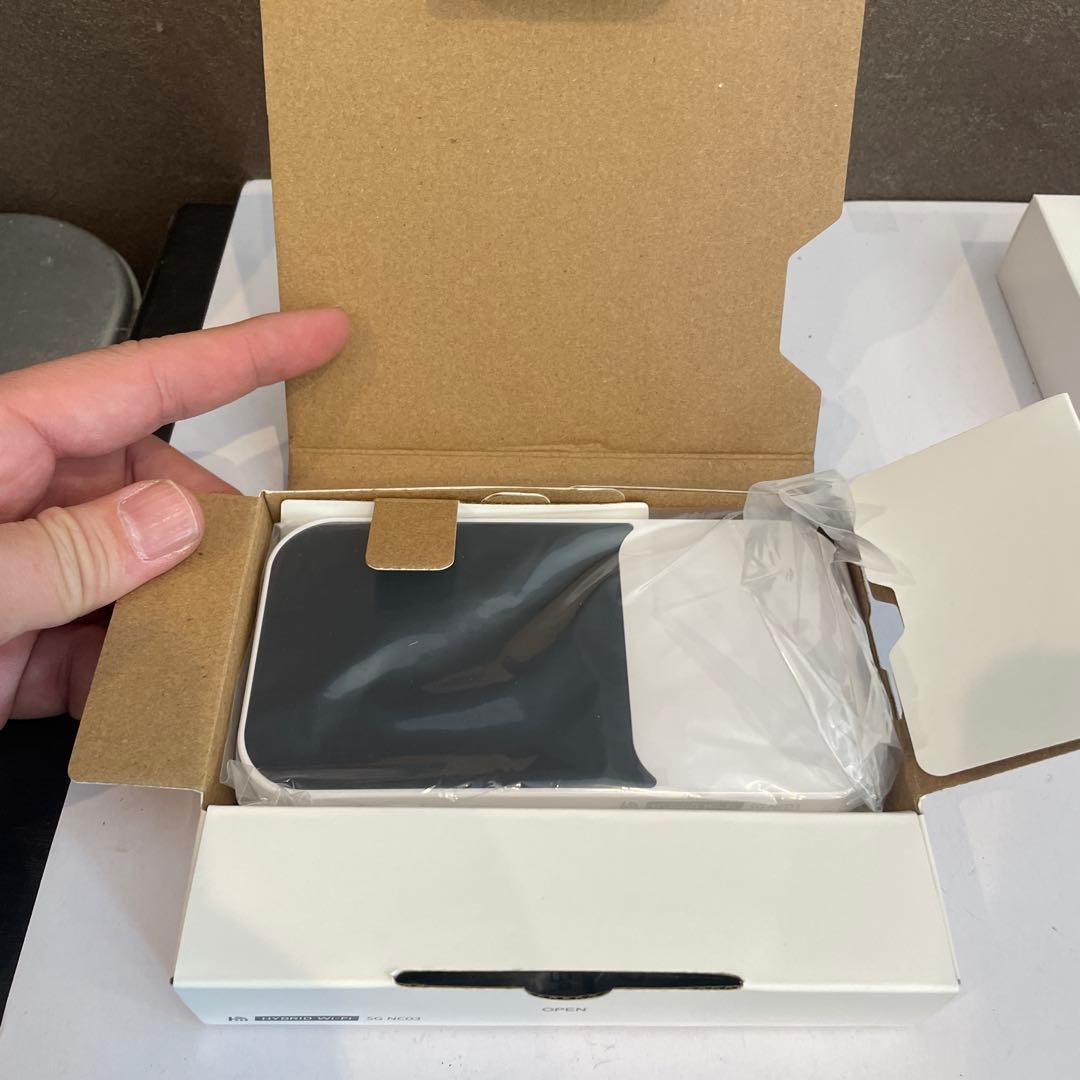 新品未使用HYBRID Wi-Fi NC03 モバイルルータークレードル付き