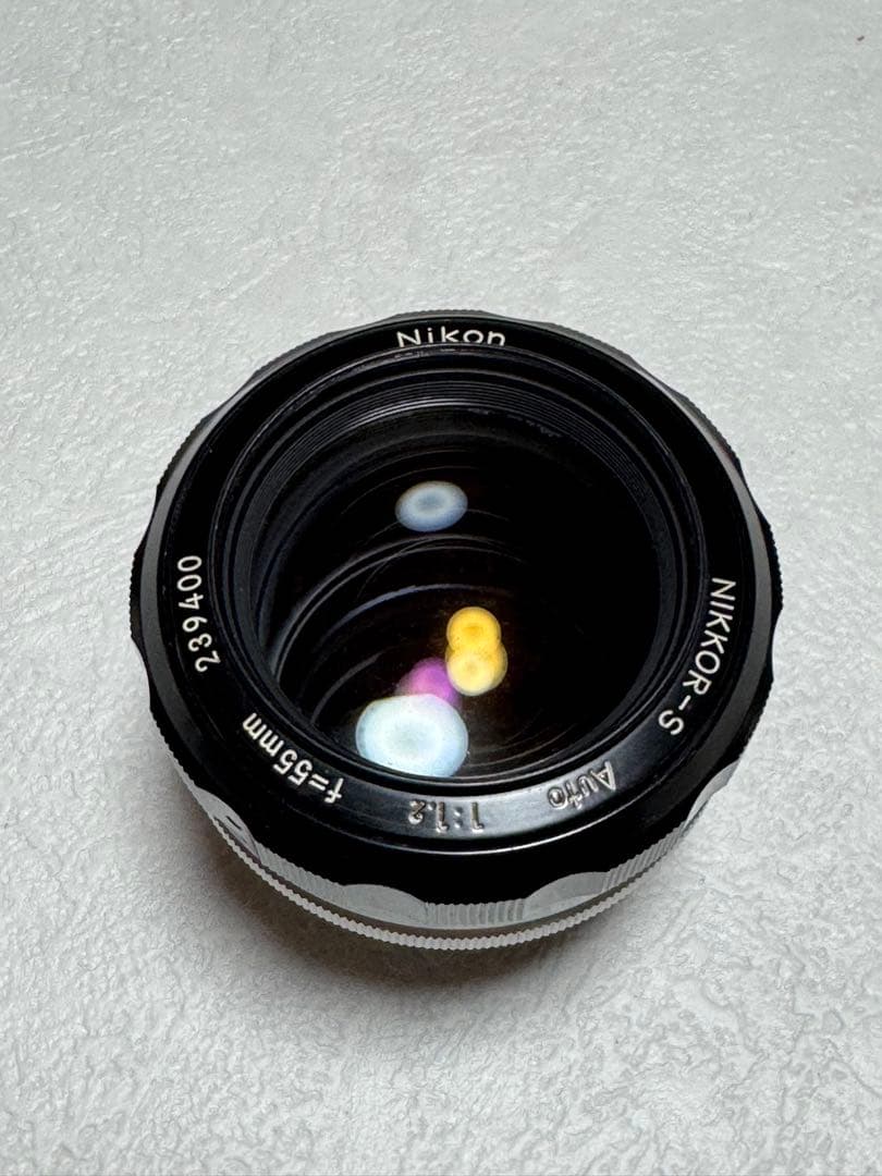 非Ai NIKKOR-S Auto 55mm f/1.2レンズ
