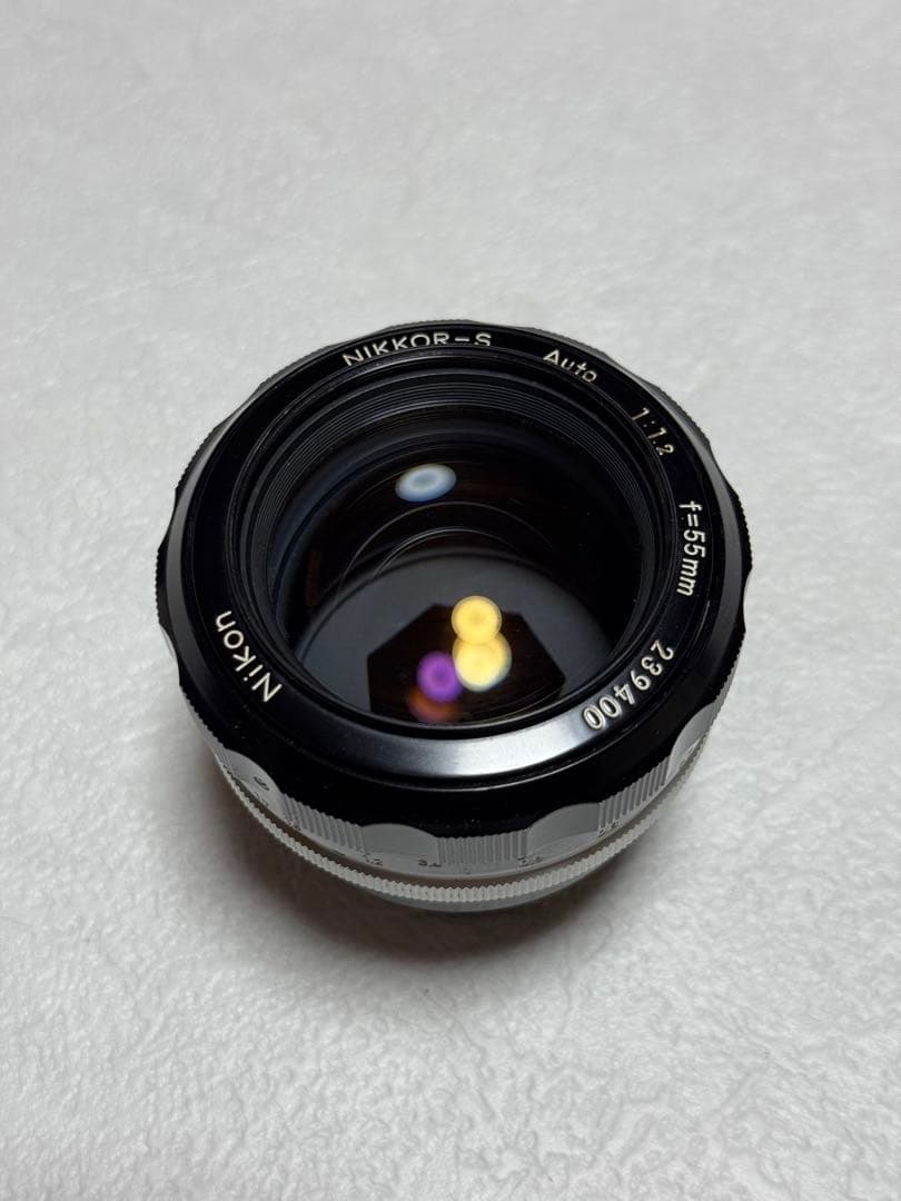 非Ai NIKKOR-S Auto 55mm f/1.2レンズ
