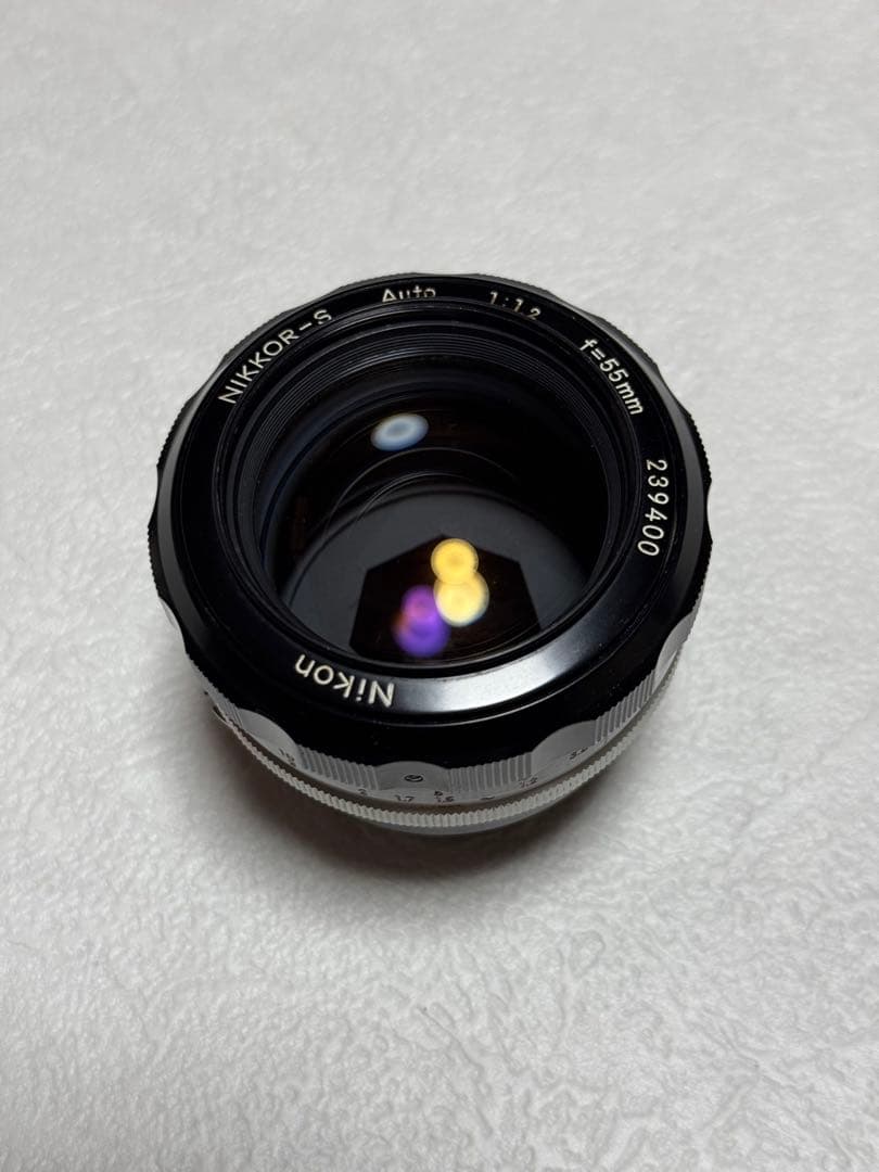 非Ai NIKKOR-S Auto 55mm f/1.2レンズ