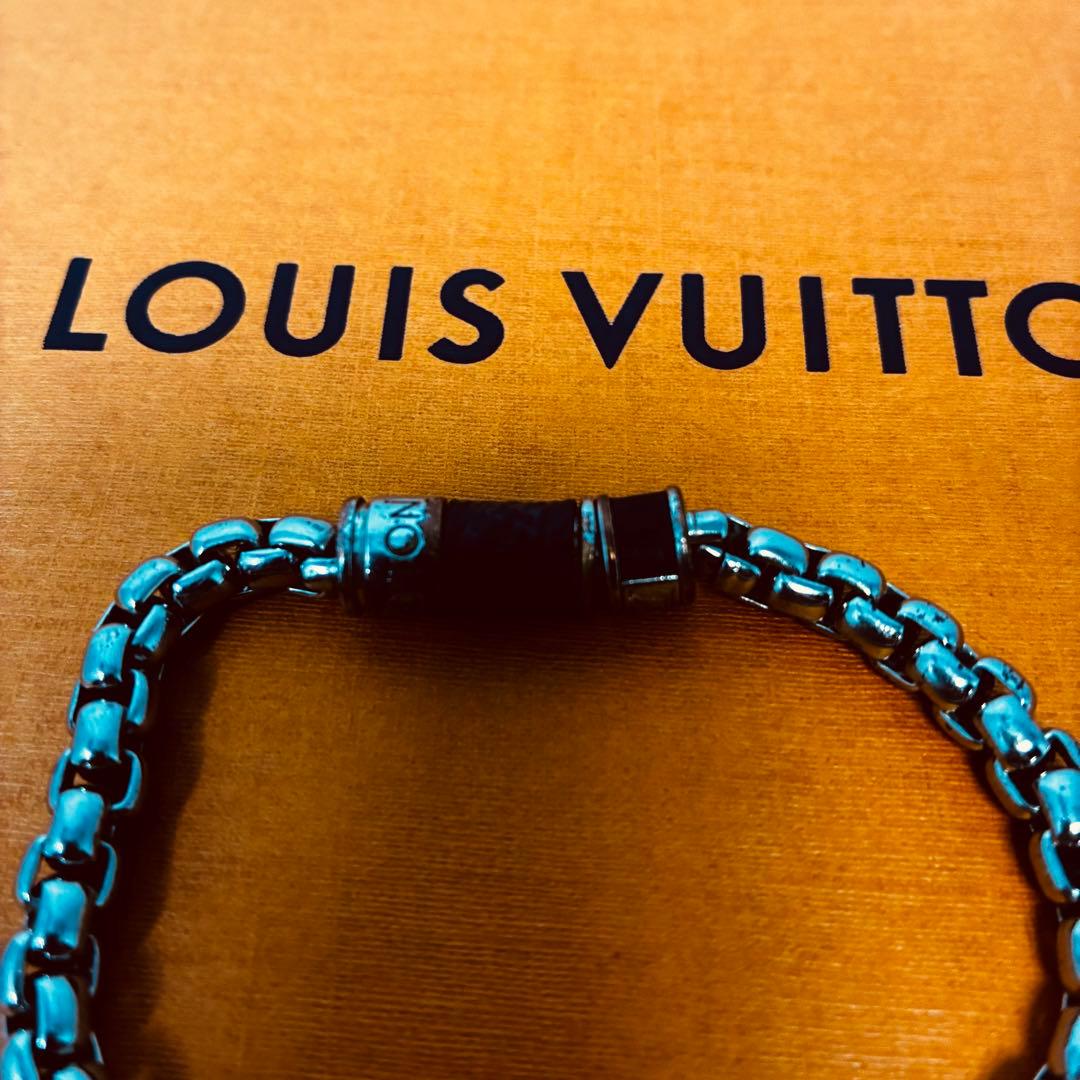 LOUIS VUITTONブレスレット チェーンモノグラムエクリプスM62592