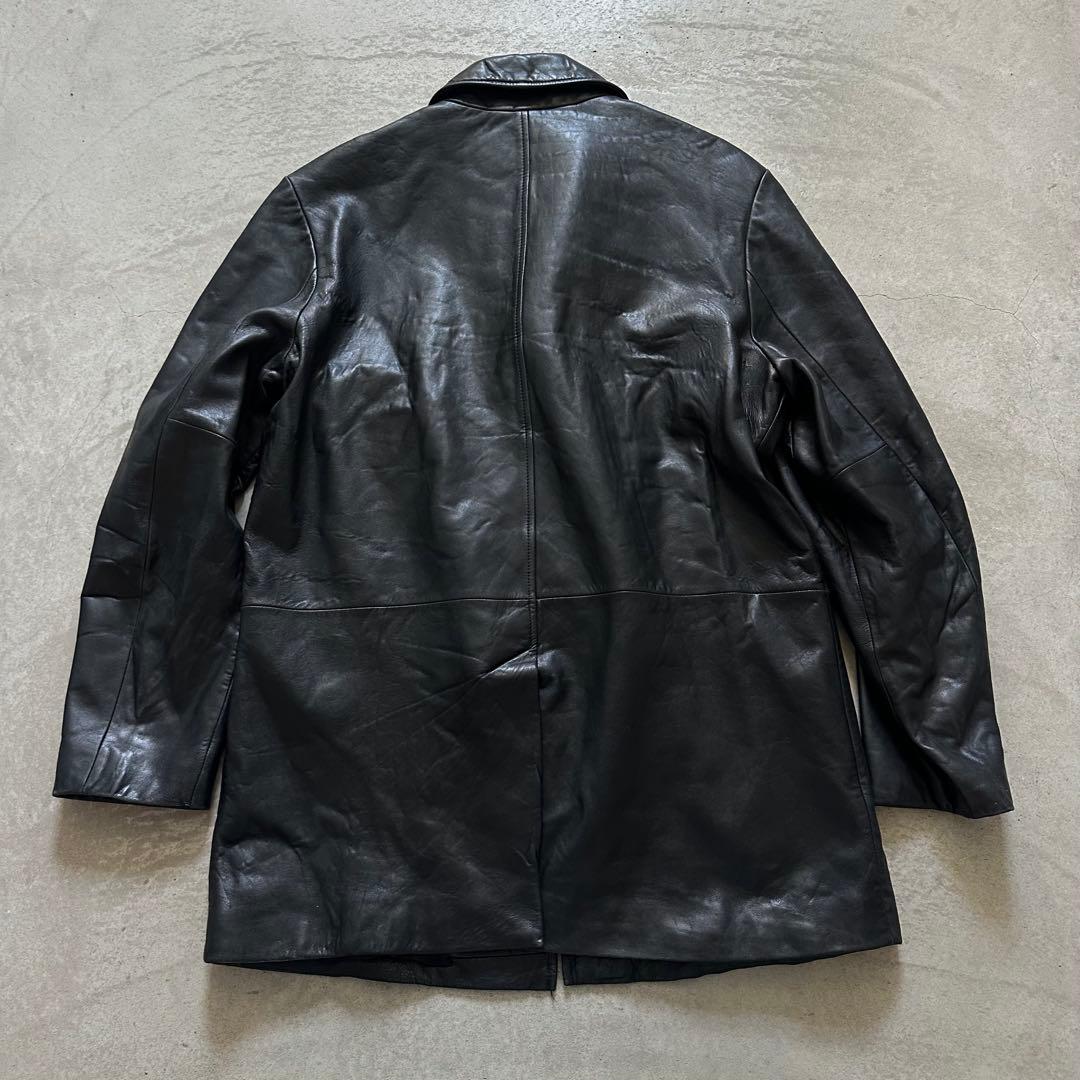 90s Banana Republicレザーカーコート 野村訓一 美品 Sサイズ