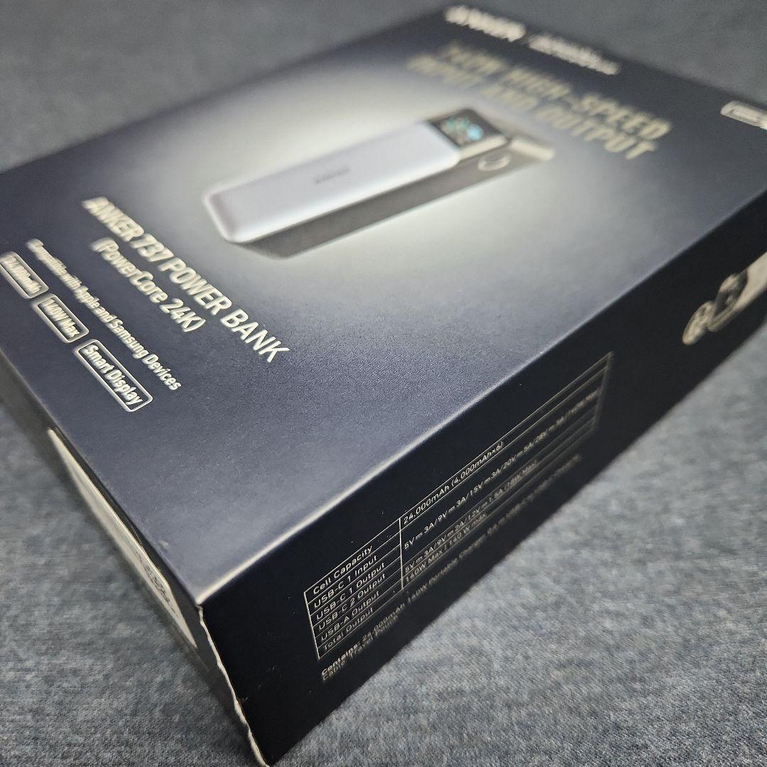 【新品未使用】Anker 737 Power Bank（Core 24000）