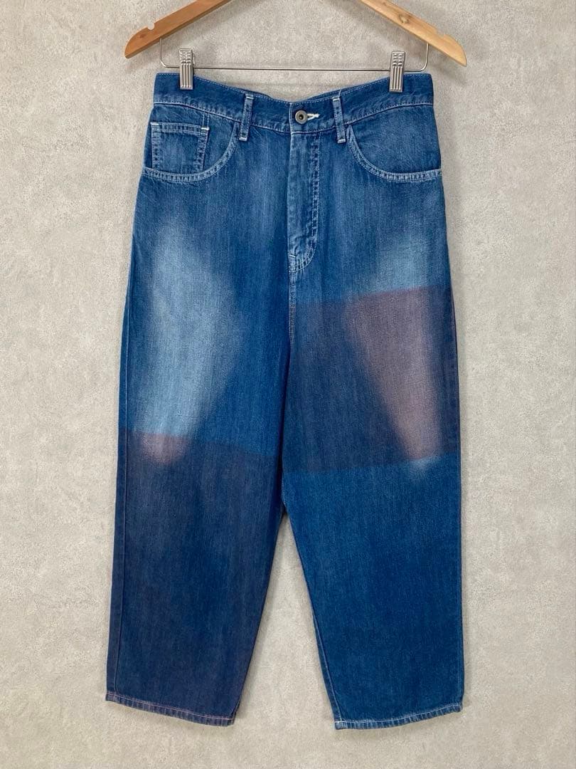 Y's ワイズ SPOTTED DENIM TAPERED PANTS 1