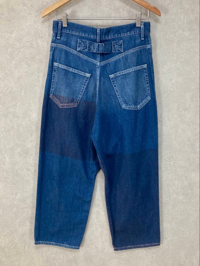 Y's ワイズ SPOTTED DENIM TAPERED PANTS 1