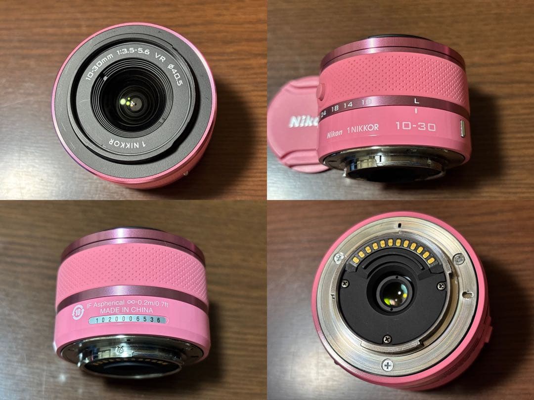 Nikon 1 J1 ダブルズーム ピンクスペシャルキット レンズ2本絞り故障