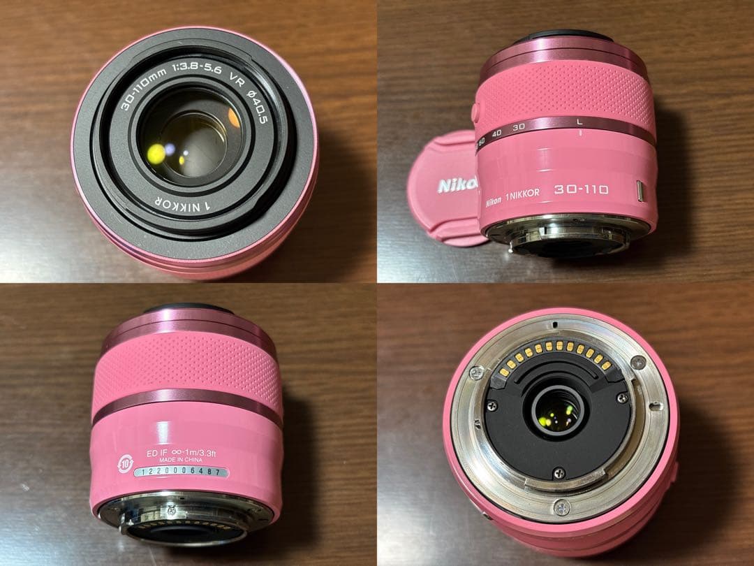 Nikon 1 J1 ダブルズーム ピンクスペシャルキット レンズ2本絞り故障