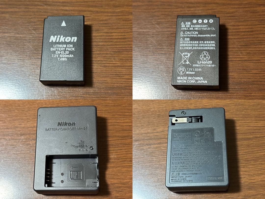 Nikon 1 J1 ダブルズーム ピンクスペシャルキット レンズ2本絞り故障