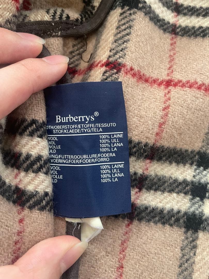 バーバリーイギリス製 ダッフルコートBURBERRY LONDON