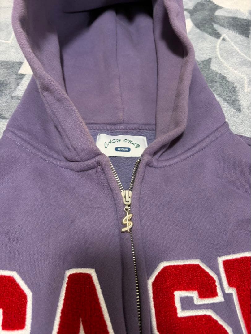 CASH ONLY パーカー パープル
