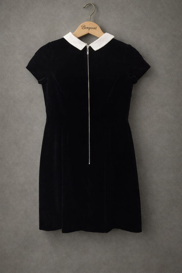 Bonpoint ボンポワン　クチュール　ベルベットワンピース　12a