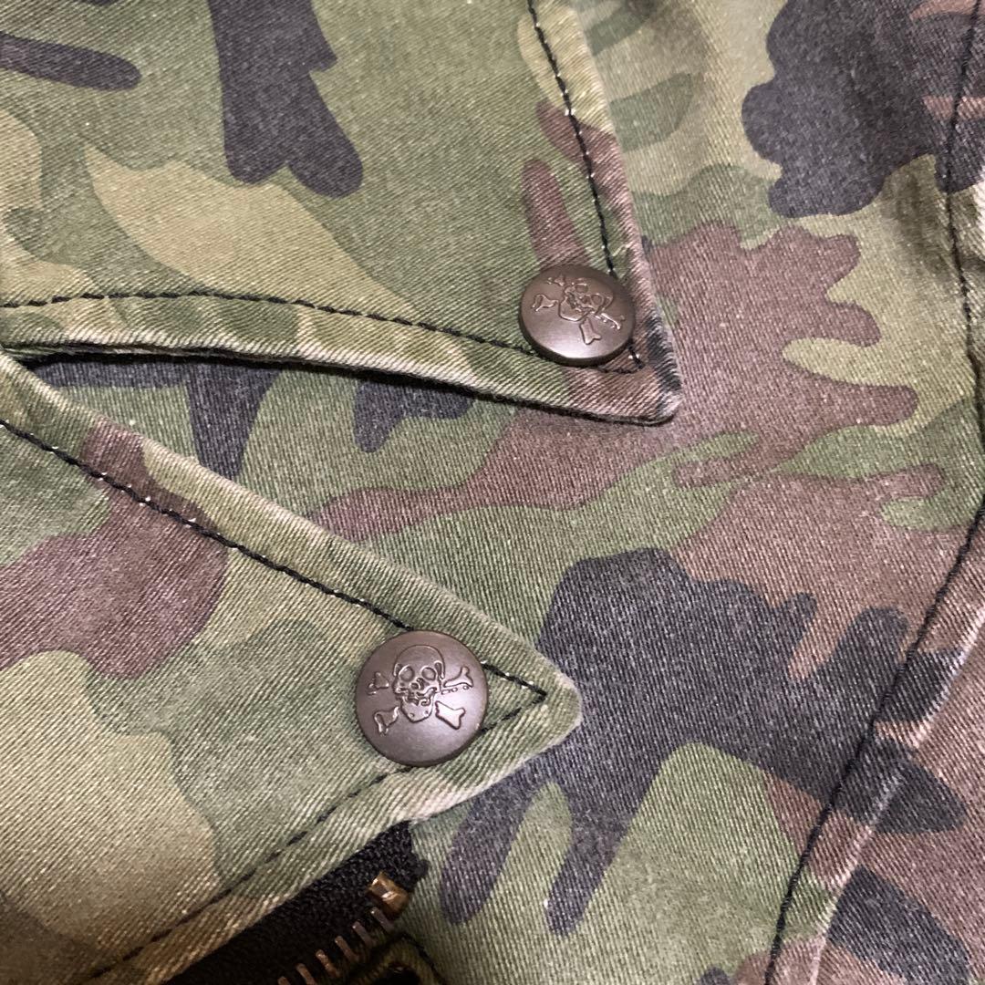 【激レア】TRIPP 迷彩 ライダースジャケット y2k ミリタリー アウター