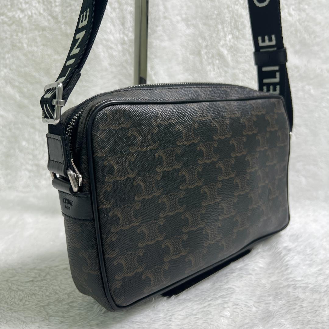 《美品》セリーヌ トリオンフ ミディアム メッセンジャーバッグ