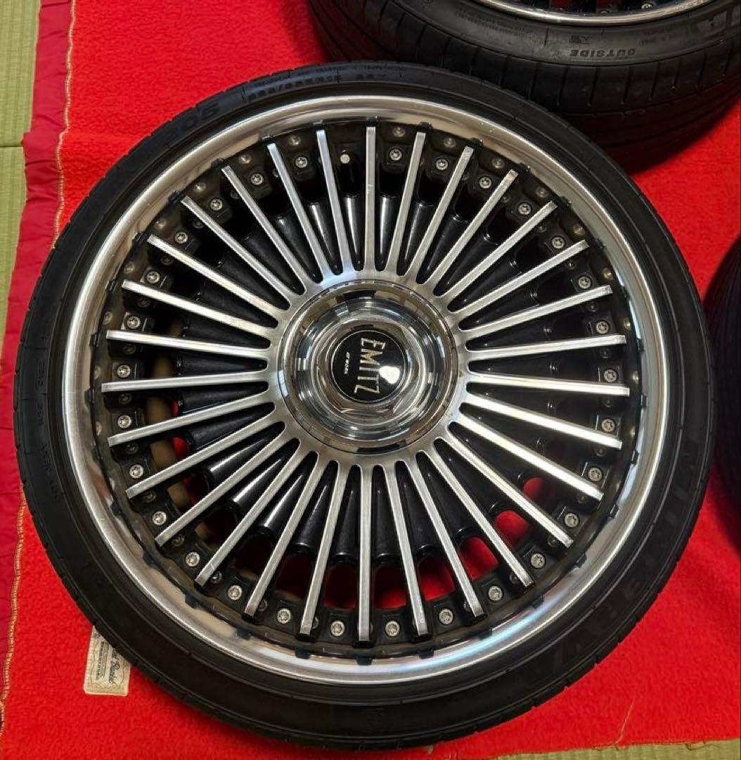 work EMITZ イミッツ19インチ タイヤセットPCD100 5穴 希少