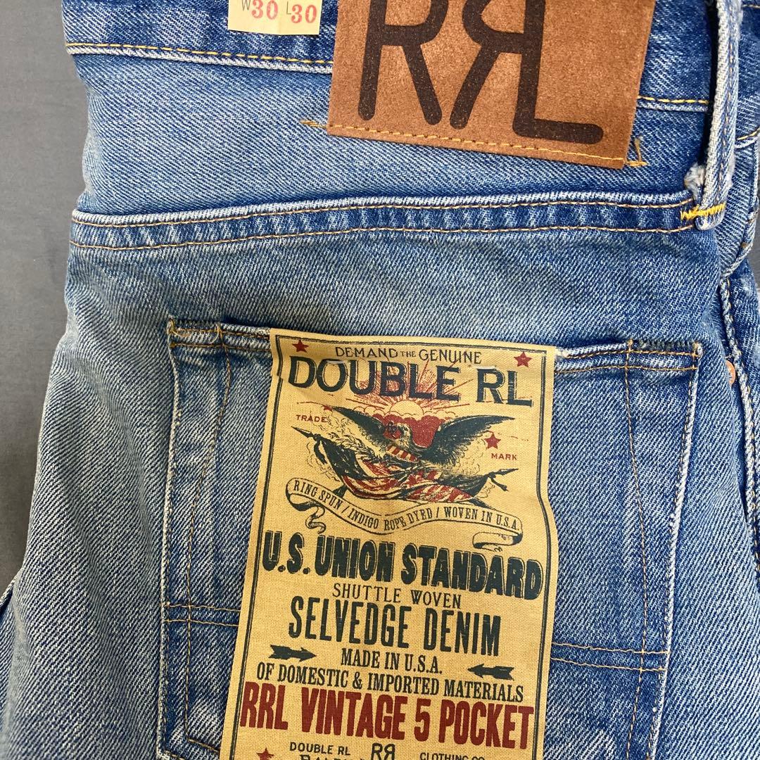 RRLヴィンテージ 5ポケットMIDLANDS セルビッジ ジーンズ