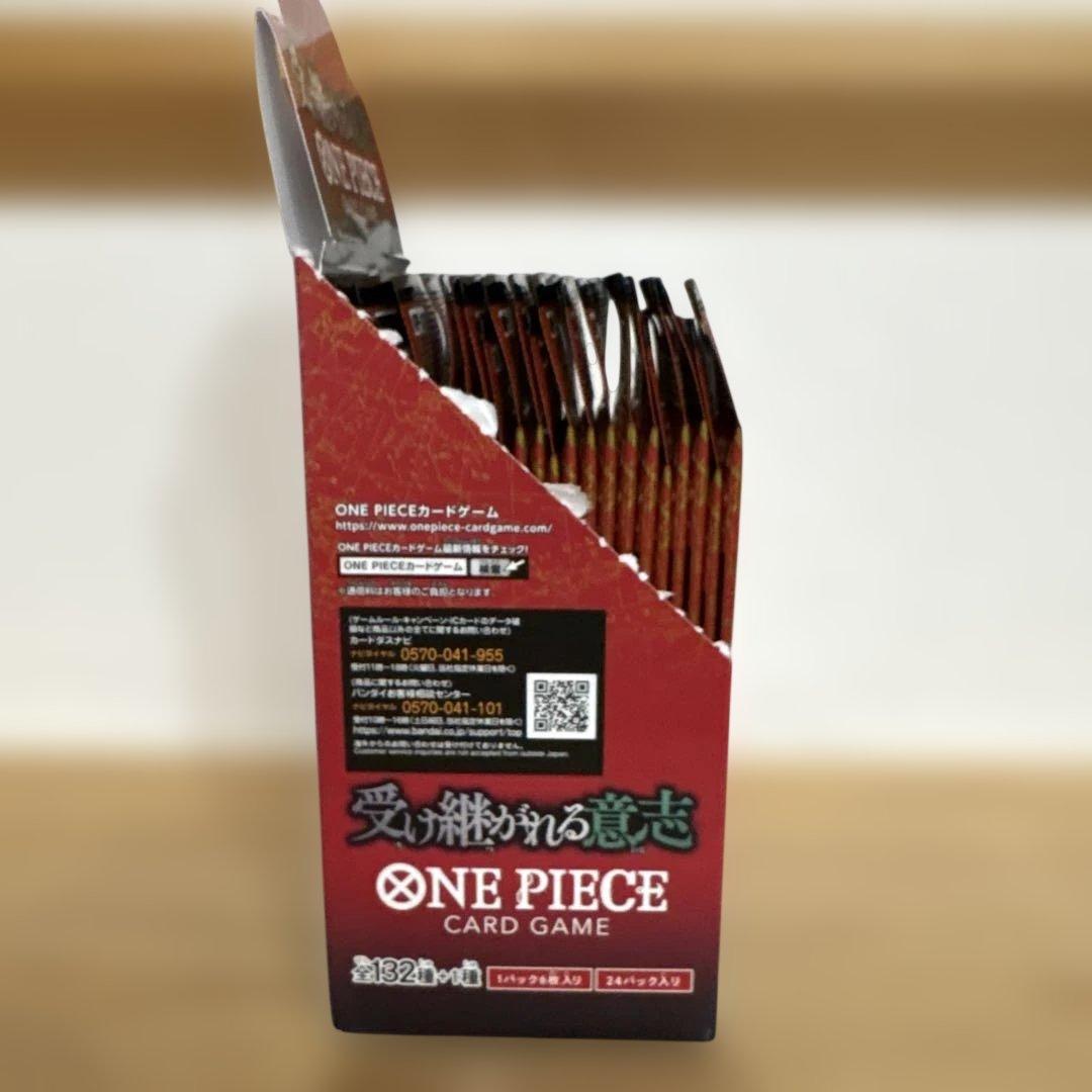 ワンピースカードゲーム　受け継がれる意志　1Box 24パック入り　先程購入