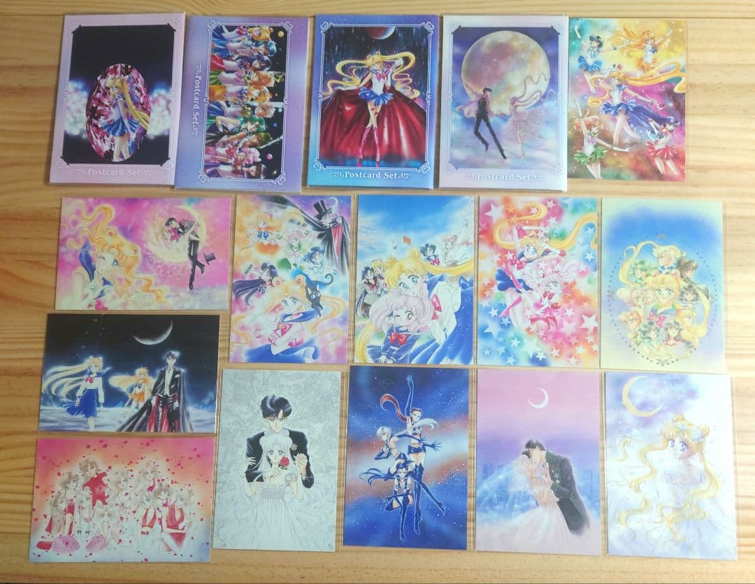 【訳あり】セーラームーンミュージアム　ポストカードフルコンプセット