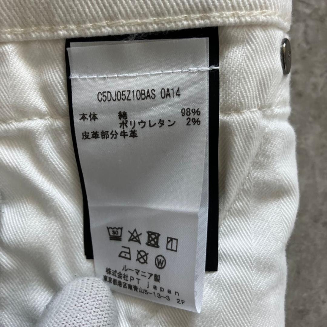 美品 PT TORINO SWING 30 ピーティートリノ ホワイト デニム