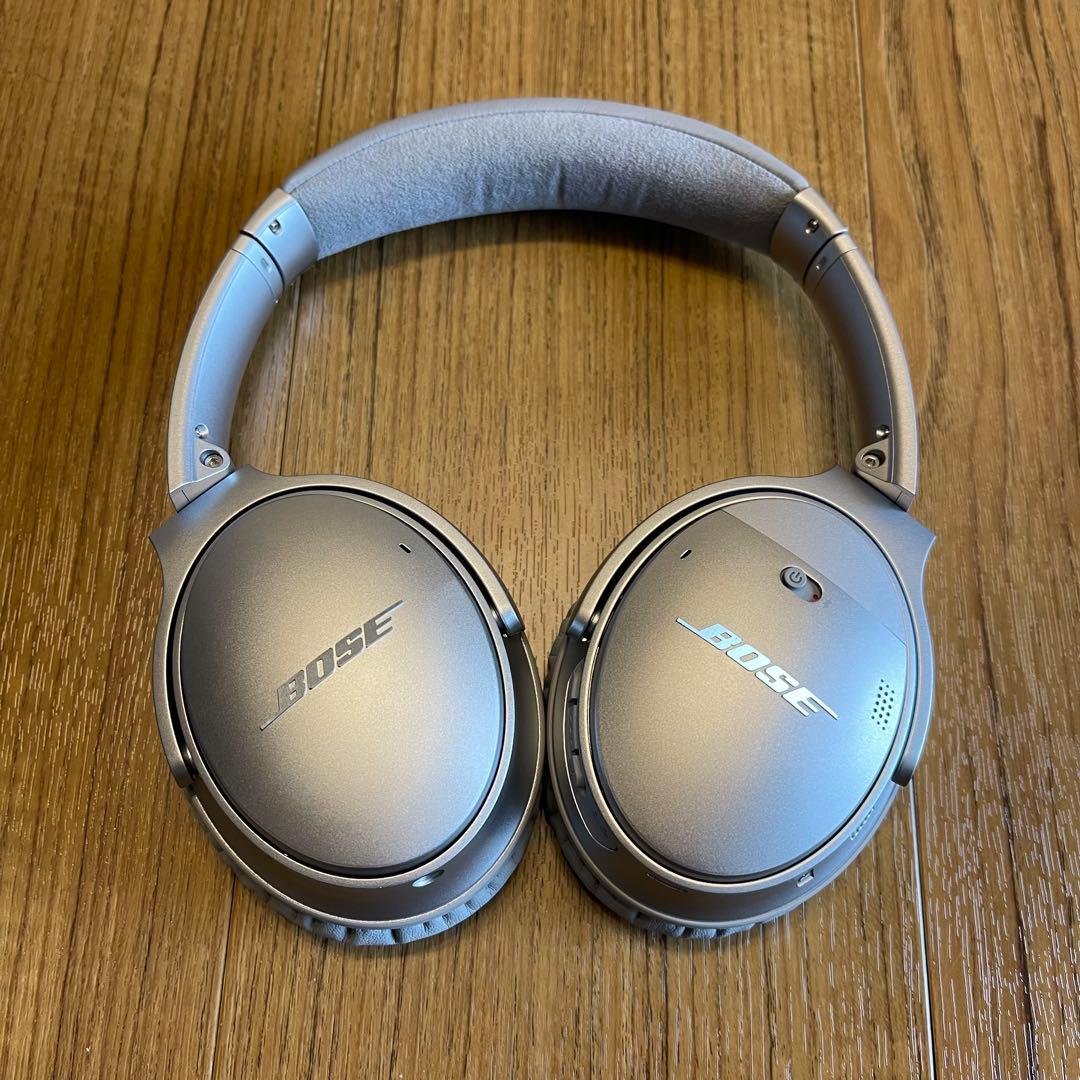 美品！BOSE QUIETCOMFORT35 シルバー ボーズ ヘッドホン