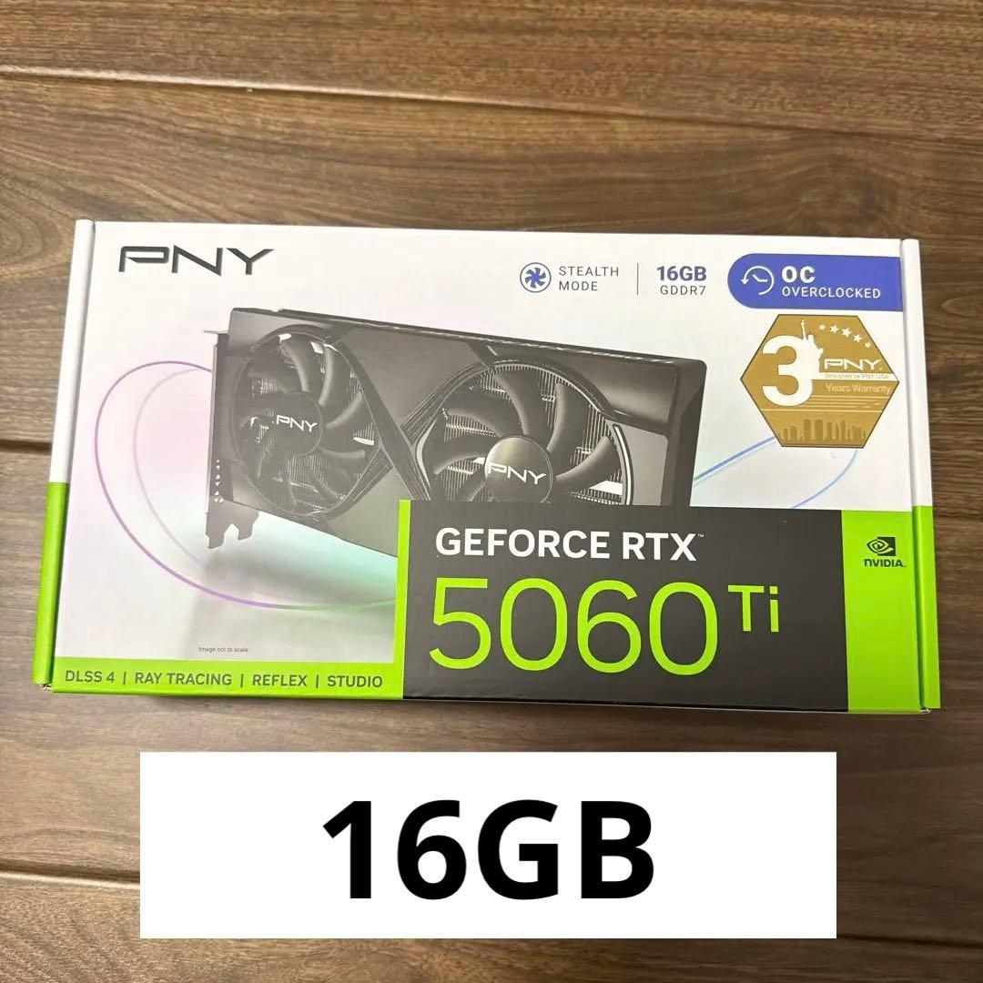 グラフィックボード・グラボ・ビデオカード PNY RTX5060Ti 16GB