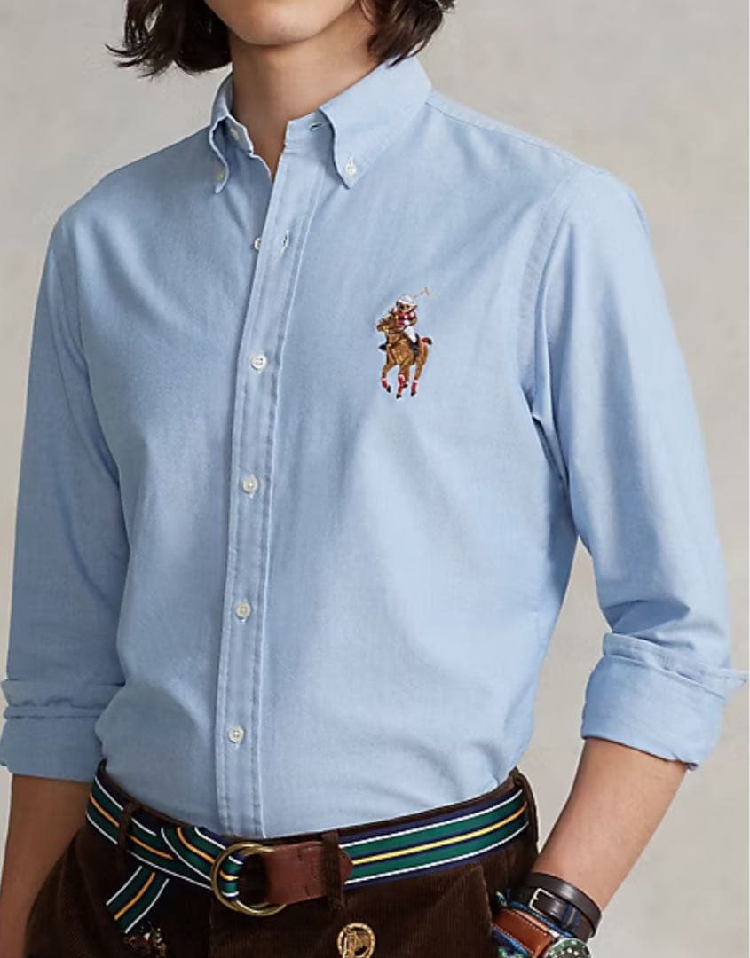 【美品】RALPH LAUREN Polo Bear Oxford Shirt