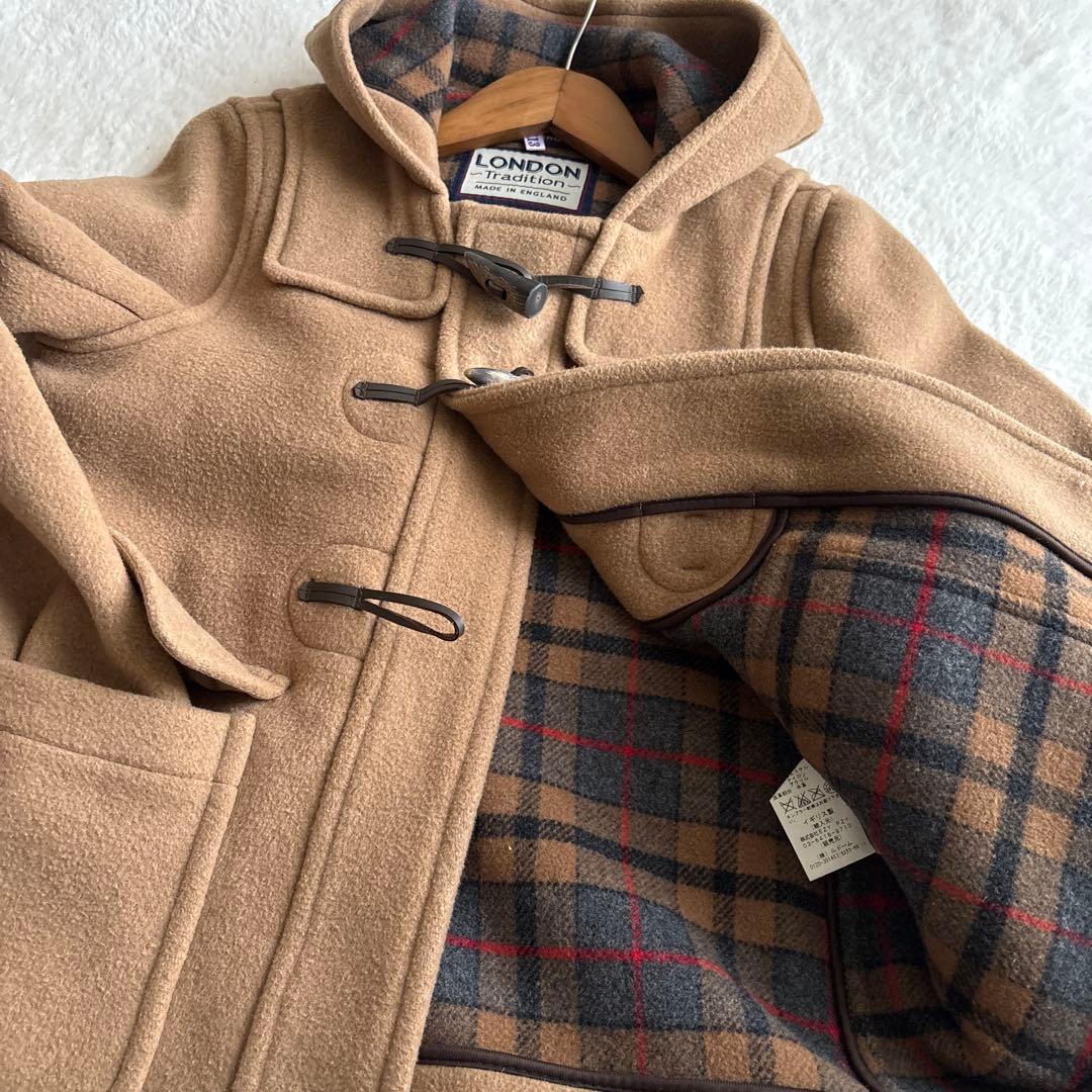 LONDON TRADITION ダッフルコート キャメル ショート丈