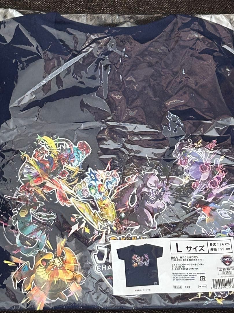 PJCS2025 ポケモン日本選手権 Tシャツ Lサイズ&サプライ3点