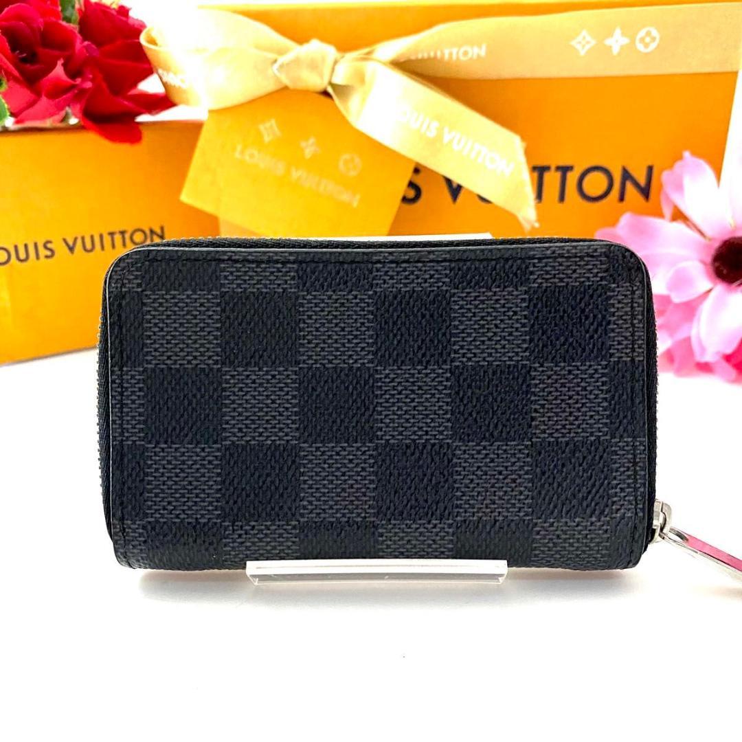 ルイ ヴィトン◎パース ラウンドファスナー ダミエ グラフィット 小銭入れ