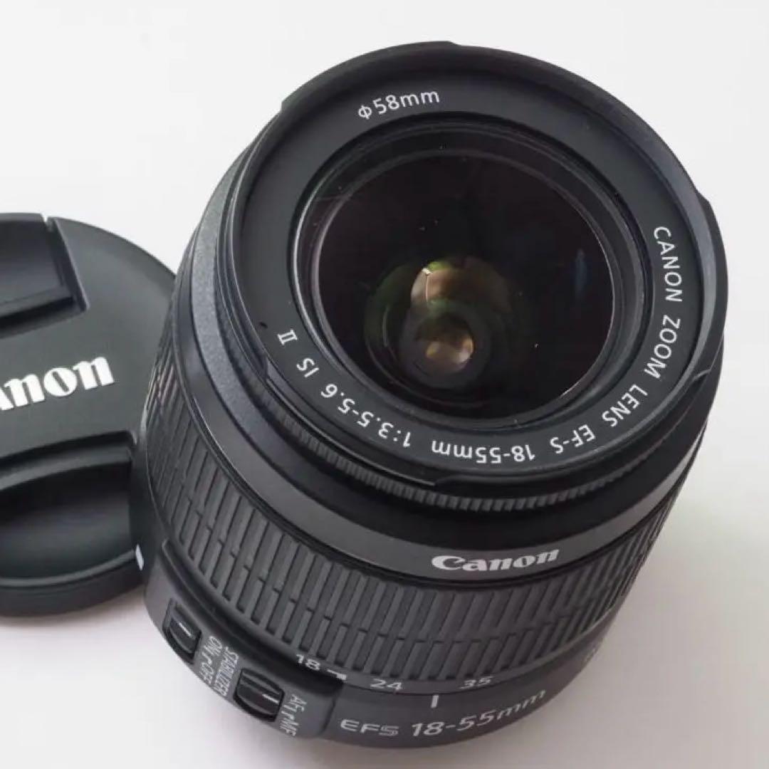 【美品】スマホへ転送も可 一眼で自撮りOK キャノンKissX5ダブルレンズ