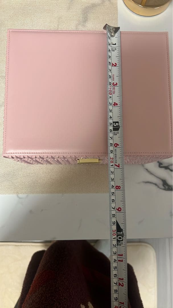 Francfranc ピンク ジュエリーボックス ミラー付き