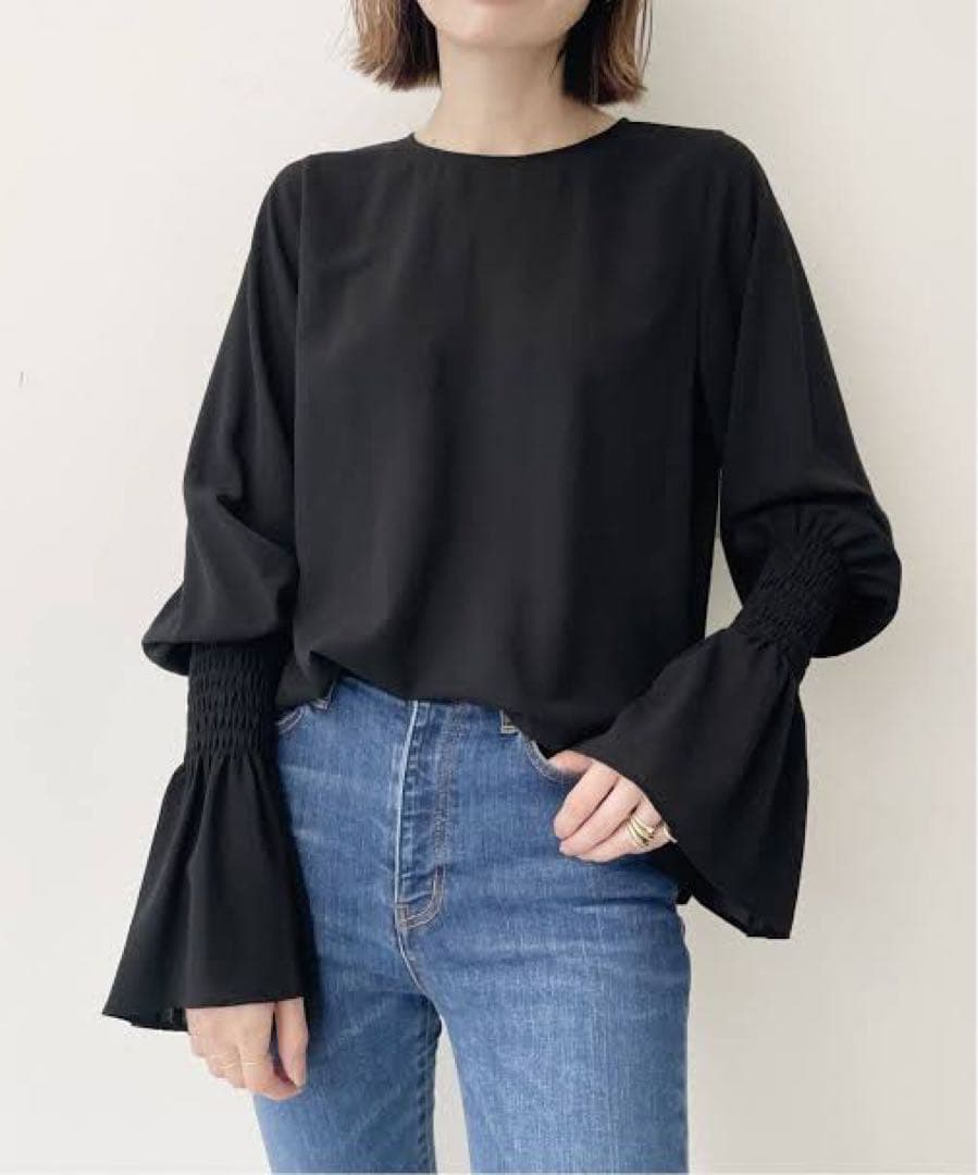 トップス L'Appartement Shirring Blouse