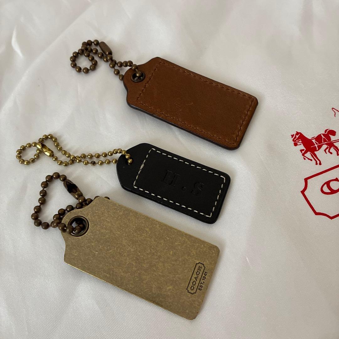 COACH ブラウン レザー トートバッグ