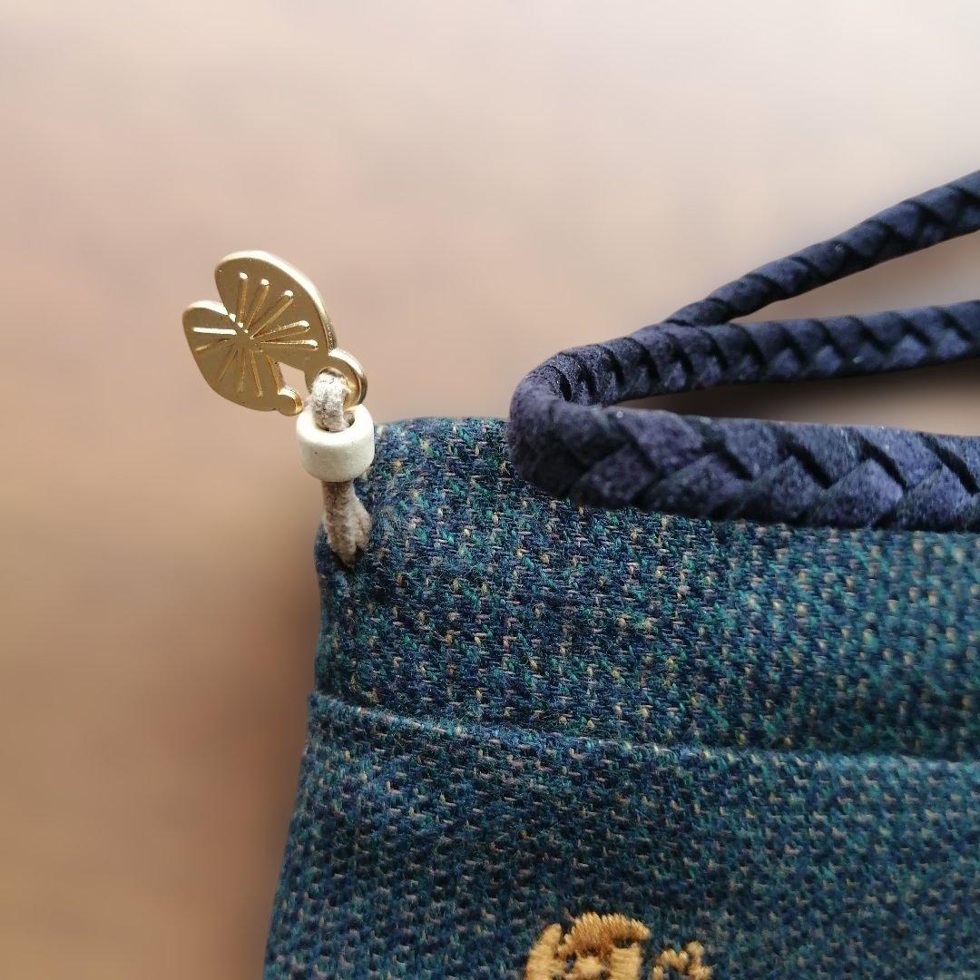 新品　ミナペルホネン　wolf&flower　ポシェット　クリスマスカード付