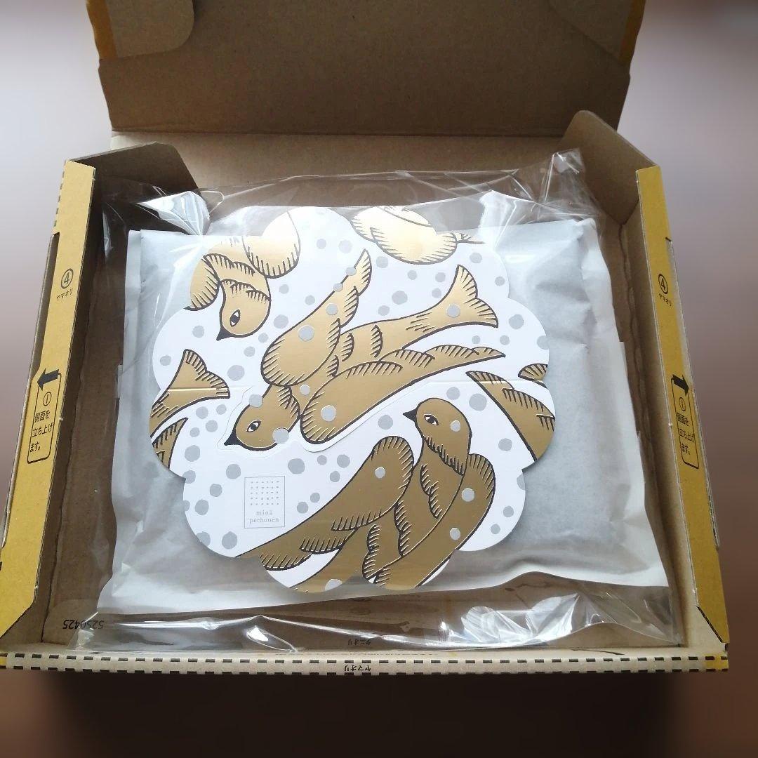 新品　ミナペルホネン　wolf&flower　ポシェット　クリスマスカード付