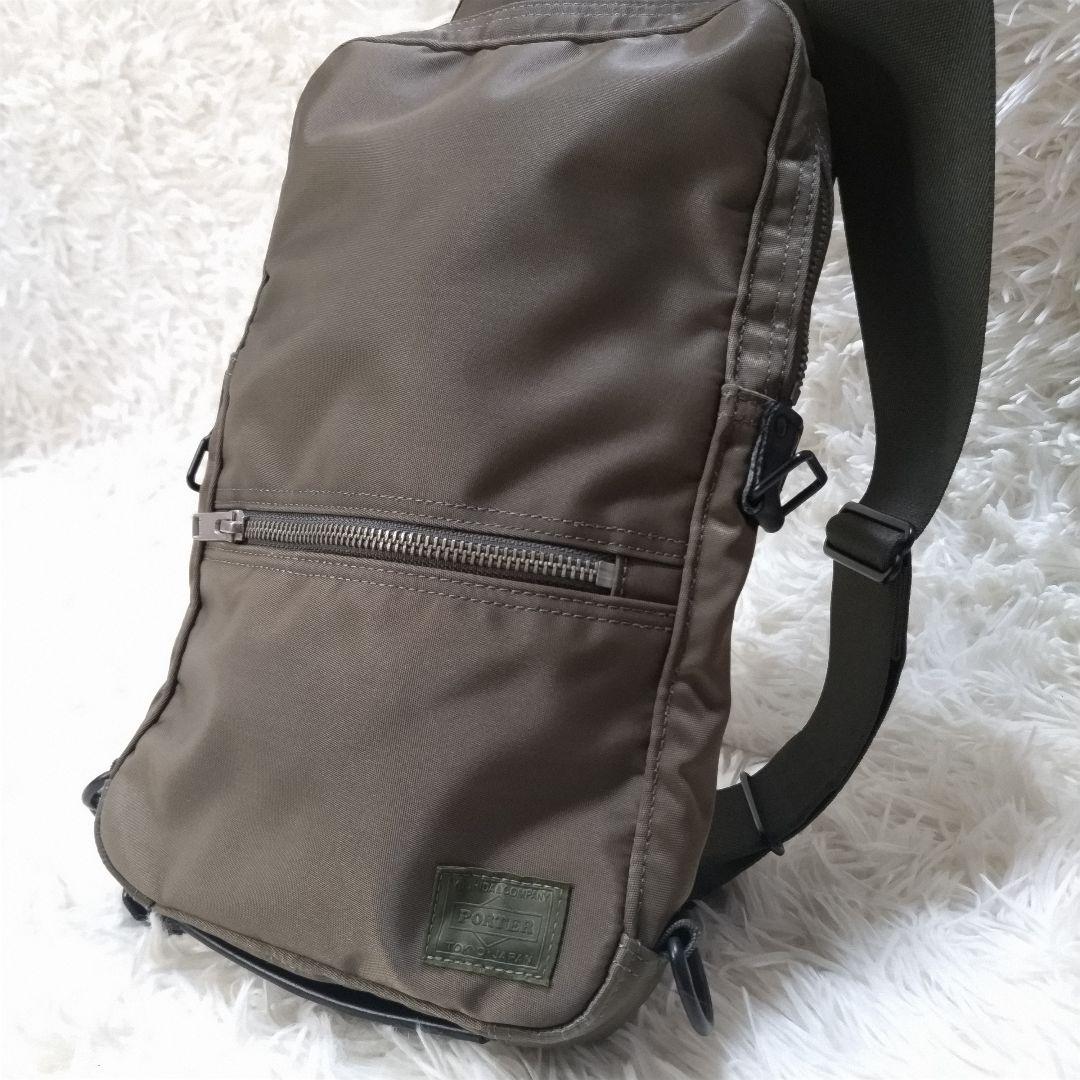 人気色　PORTER ポーター ナイロン メンズ ボディバッグ ショルダーバッグ