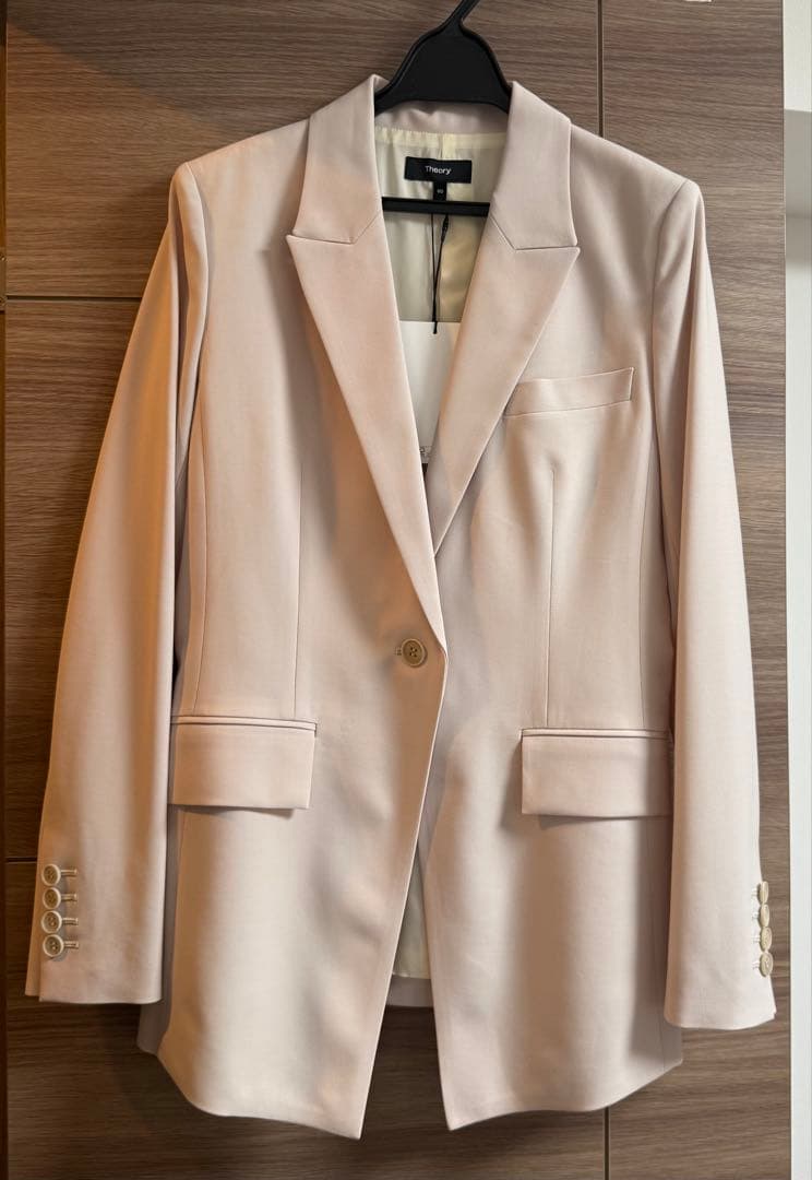 【美品】Theory サンドカラー ジャケット&パンツセット