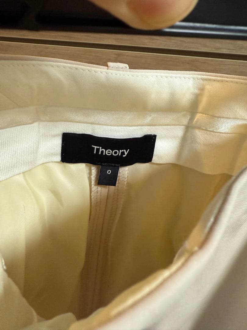 【美品】Theory サンドカラー ジャケット&パンツセット