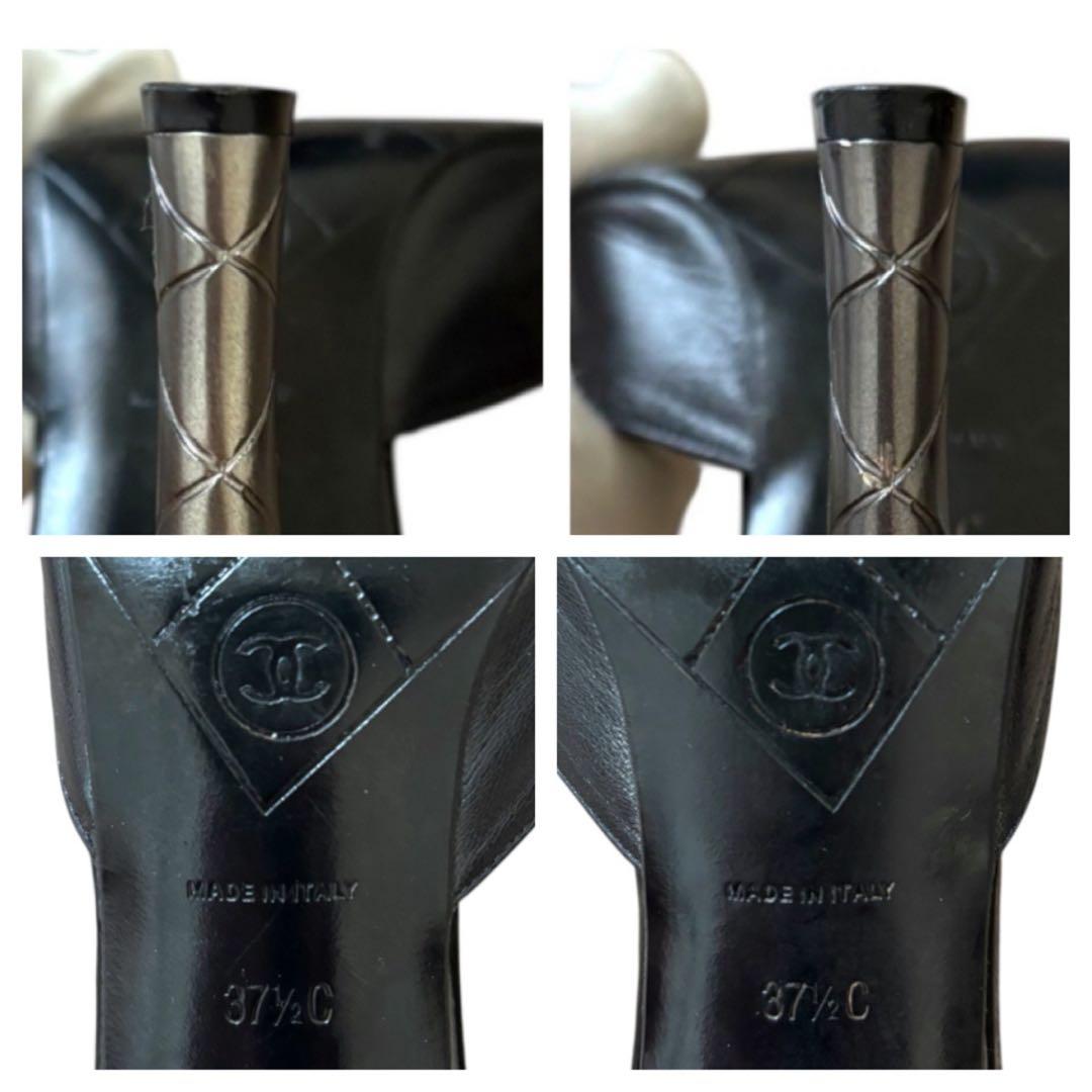 【極美品】シャネルCHANEL★付属品あり★ココマーク★レザー★ミュール黒24