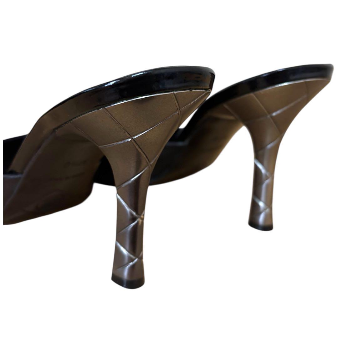 【極美品】シャネルCHANEL★付属品あり★ココマーク★レザー★ミュール黒24